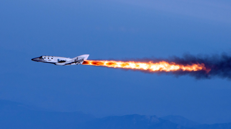 Illustration for article titled El SpaceShip Two rompe la barrera del sonido en un vuelo de prueba